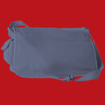 Authentic Pigment Pigment-Dyed Raw-Edge Messenger Bag 