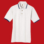 Harriton 6 oz. Short-Sleeve Piqué Polo with Tipping